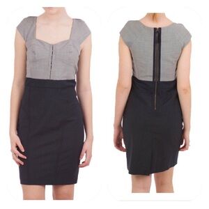 Rebecca Taylor Navy/Gray 2 Tone Bustier Dr…